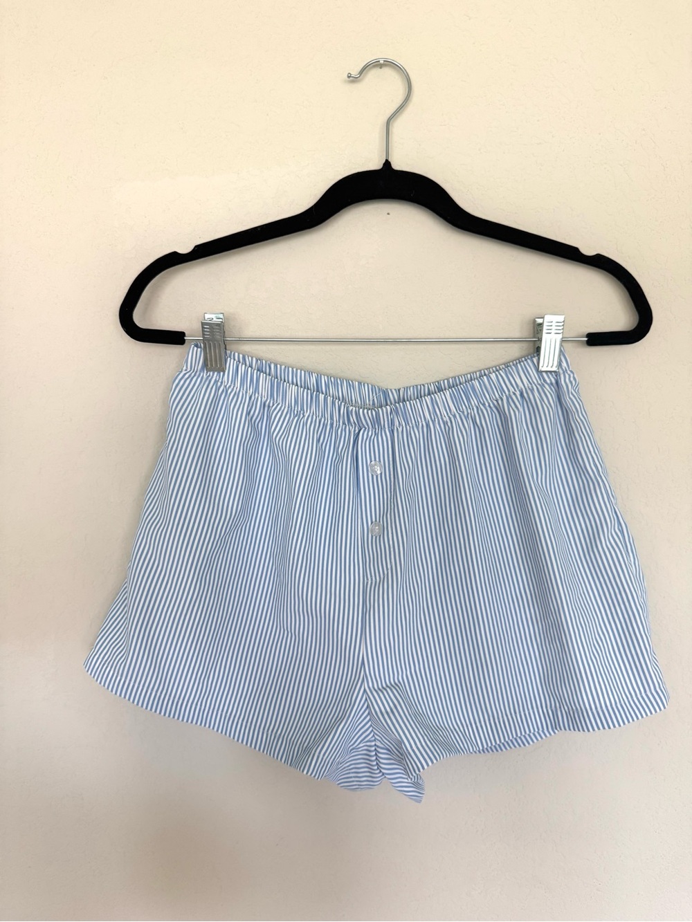 Blue Stripe Women’s Boxer Shorts